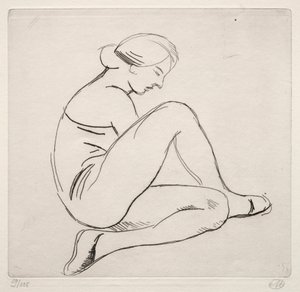 Sedící žena od Aristide Maillol