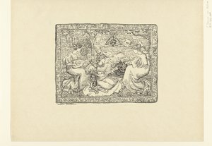 Gobelín se čtyřmi muzicírujícími ženami v krajině Tapisserie nebo koncertní champêtre L