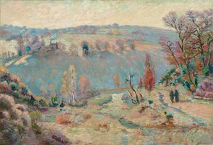 Údolí Sédelle v Pont Charraud: White Frost