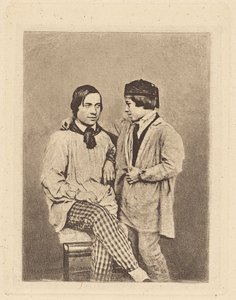 [Muž a chlapec] od Armand Hippolyte Louis Fizeau