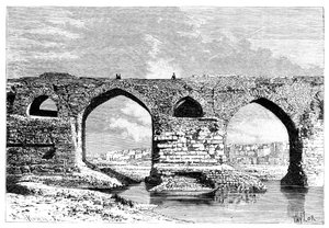 Most Dezful, Írán, 1895.