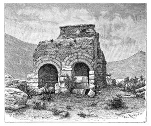 Vězení svatého Pavla, Efez, Turecko, 1895.