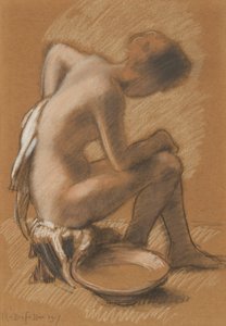 Žena na toaletě Žena na toaletě, 1917. od Armand Rassenfosse