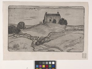 La Maison Du Pendu (Dům oběšenců) (lept) od Armand Séguin