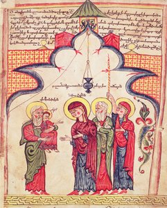 Prezentace v chrámu z evangelia, c.1200