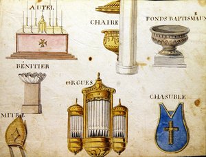 Ilustrace z "Francouzské abecedy z roku 1814", vyd. Charles Plante Fine Arts