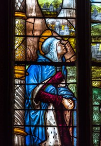Katedrála Sainte-Marie, Auch, Gers, 2018 (vitráž) od Arnaud de Moles