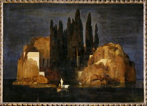 Die Toteninsel - Ostrov mrtvých ... (olej na plátně) od Arnold Böcklin