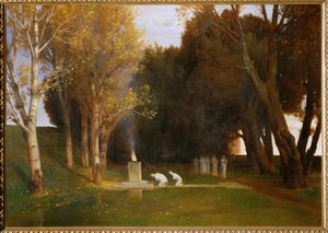 Heiliger Hain - Posvátný háj ... (malba na plátně) od Arnold Böcklin