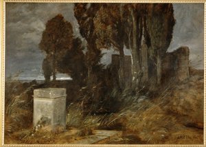 Heiligtum des Herakles - Herkulova svatyně ... (malba na plátně) od Arnold Böcklin