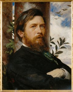 Autoportrét (malba na plátně) od Arnold Bocklin