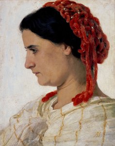 Portrét paní Angely Böcklinové od Arnold Böcklin
