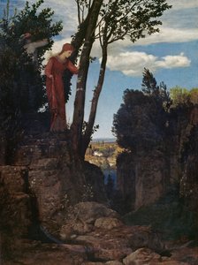 Krajina typická pro okolí Florencie od Arnold Böcklin