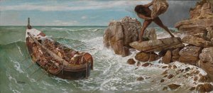 Odysseus a Polyphemus  od Arnold Böcklin
