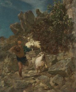 Pan vyděsí pastýře od Arnold Böcklin