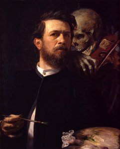 Autoportrét od Arnold Böcklin