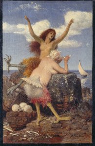 Sirény od Arnold Böcklin