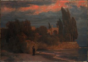 Vila u moře od Arnold Böcklin