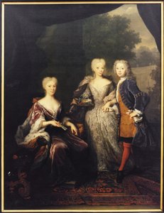 Marie Louise de Hesse Cassel, princezna z Orange se svými dětmi, Amelie d