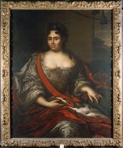 Portrét ruské královny Kateřiny I., 1717