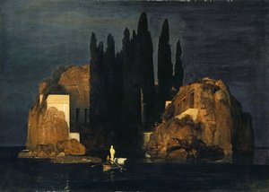 Německy: Die Toteninsel Ostrov mrtvých od Arnold Böcklin