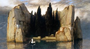 Německy: Die Toteninsel Ostrov mrtvých od Arnold Böcklin