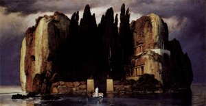Německy: Die Toteninsel Ostrov mrtvých od Arnold Böcklin