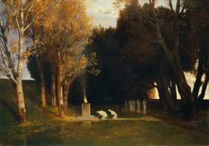 Posvátný háj, 1882. od Arnold Böcklin