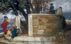 Herkulova svatyně od Arnold Böcklin