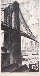 Brooklynský most od Arnold Ronnebeck