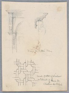 Architektonické detaily z domu Diane de Poitiers od Arnold William Brunner