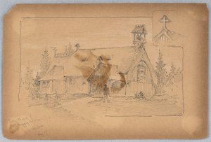Kaple – P. Marie u moře od Arnold William Brunner