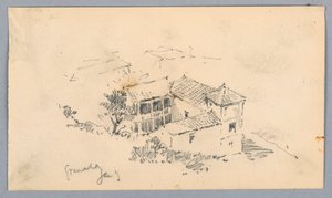Nádvoří, Granada od Arnold William Brunner