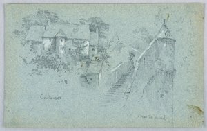 Coutance a Mont St. Michel od Arnold William Brunner