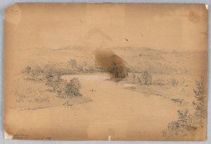 Delaware River, Milford, Pensylvánie. od Arnold William Brunner