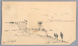 Pevnost ve Villefranche od Arnold William Brunner