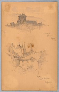 Nyon, katedrála v Ženevě od Arnold William Brunner