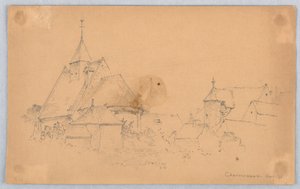 Náčrt Chenonceaux