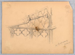 Studie pantu z katedrály v Orvietu od Arnold William Brunner