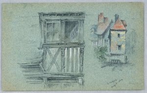 Dvě skici Lisieux od Arnold William Brunner