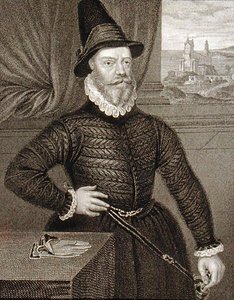 Portrét Jamese Douglase, 4. hraběte z Mortonu (asi 1516–1581), z filmu „Lodge