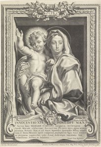 Marie s Ježíškem Spes Nostra Salve (název na objektu)