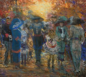 Mondanity, kolem roku 1911 (kombinovaná média na papíře)