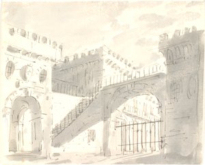 Palácové nádvoří s branami od Aron Wallick