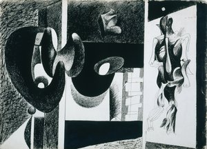 Noc, Enigma a Nostalgie od Arshile Gorky