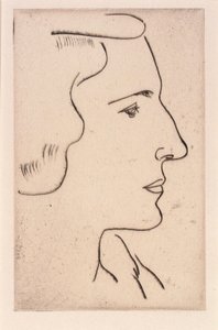 Profil od Arshile Gorky