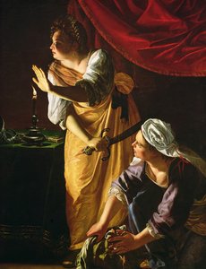 Judith a služebná s hlavou Holoferna, kolem roku 1625
