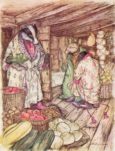 Ilustrace k filmu Vítr na vrbě od Kennetha Grahamea (barevná litografie)