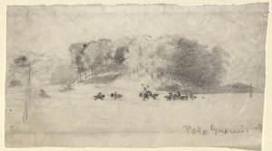 Polo hřiště od Arthur B. Davies