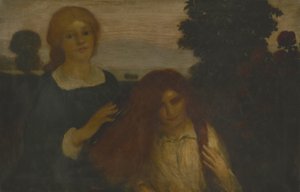 Rose to Rose, asi 1890-1900 od Arthur Bowen Davies